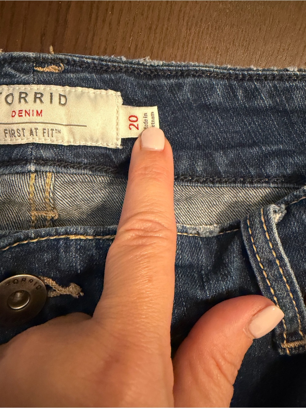 Torrid Cut Off Shorts - Picture 5 of 9